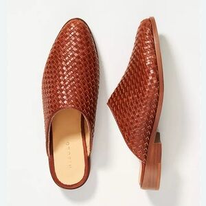 Nisolo Ama woven mule in brandy